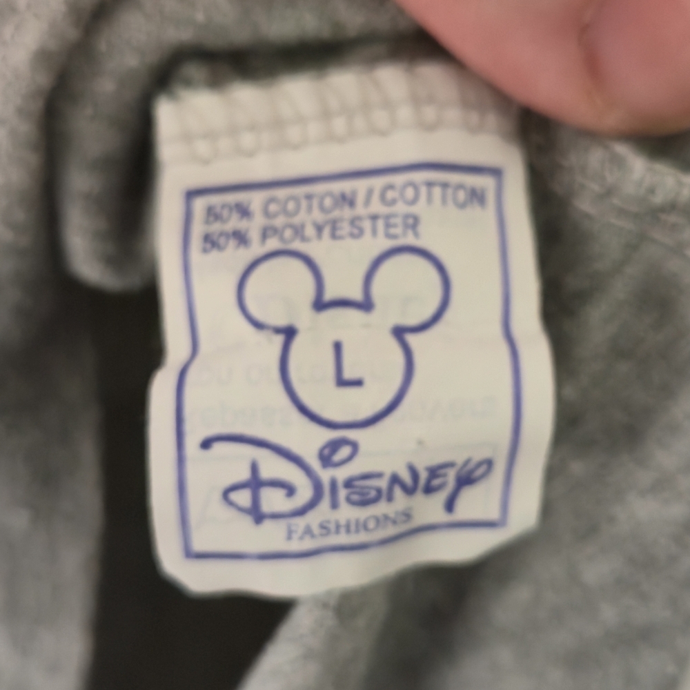 Disney Fashions Large Disneyland Paris 15th Anniversary Mickey Mouse Ringer Tee - Picture 3 of 11